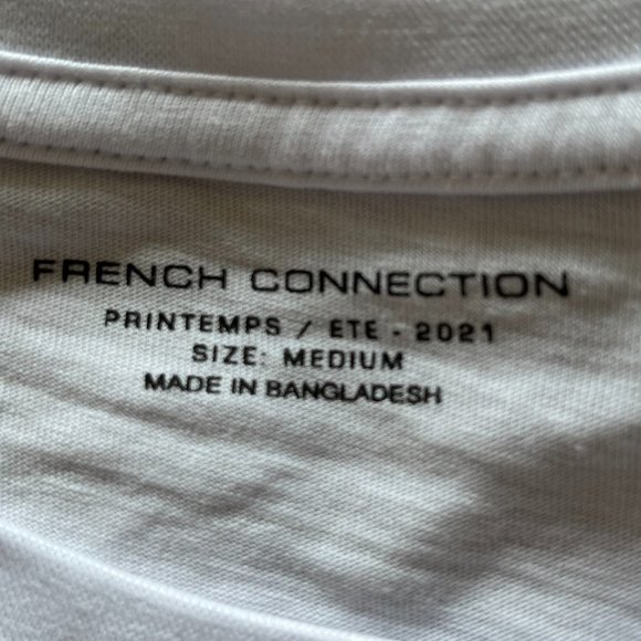 French Connection Amour Balloon Cropped T-Shirt (NWT) - Picture 9 of 11